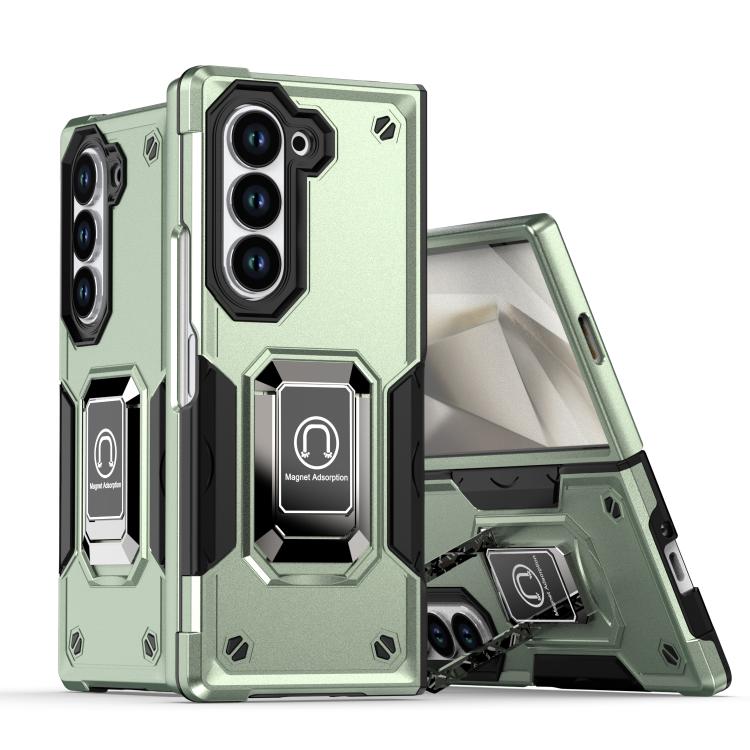 Custodia antiurto antiscivolo con anello per Samsung Galaxy Z Fold6