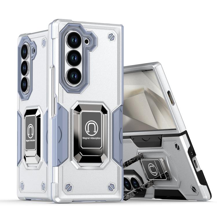 Custodia antiurto antiscivolo con anello per Samsung Galaxy Z Fold6