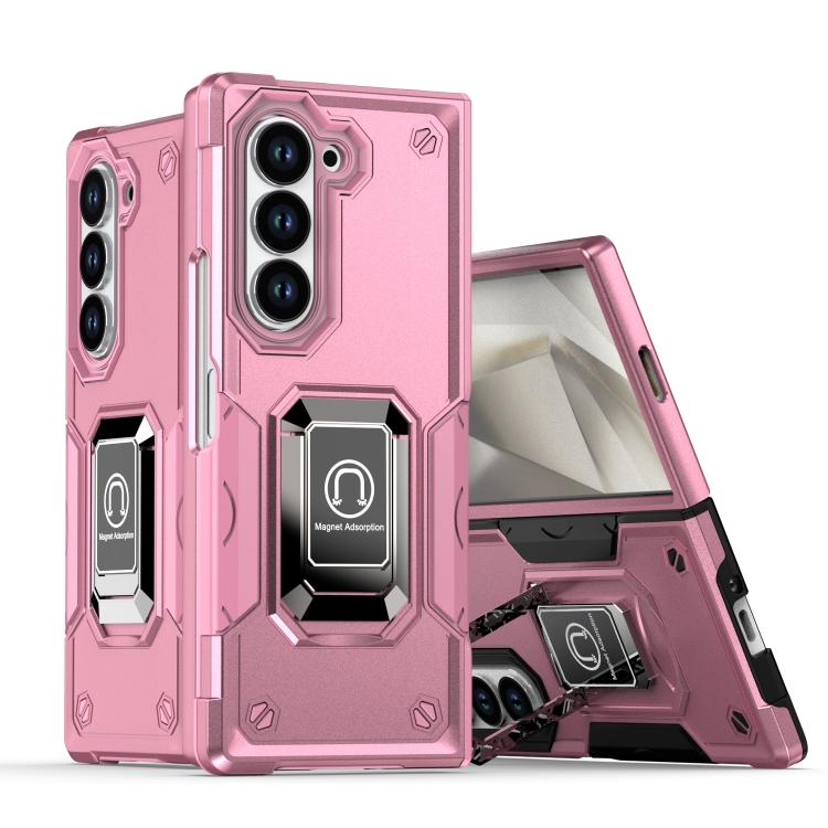 Custodia antiurto antiscivolo con anello per Samsung Galaxy Z Fold6