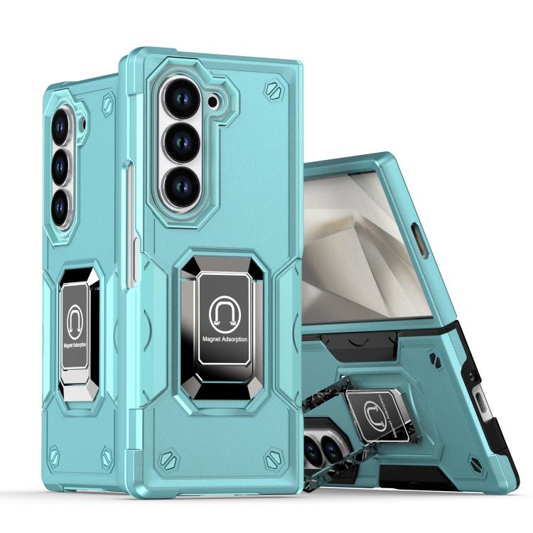 Custodia antiurto antiscivolo con anello per Samsung Galaxy Z Fold6