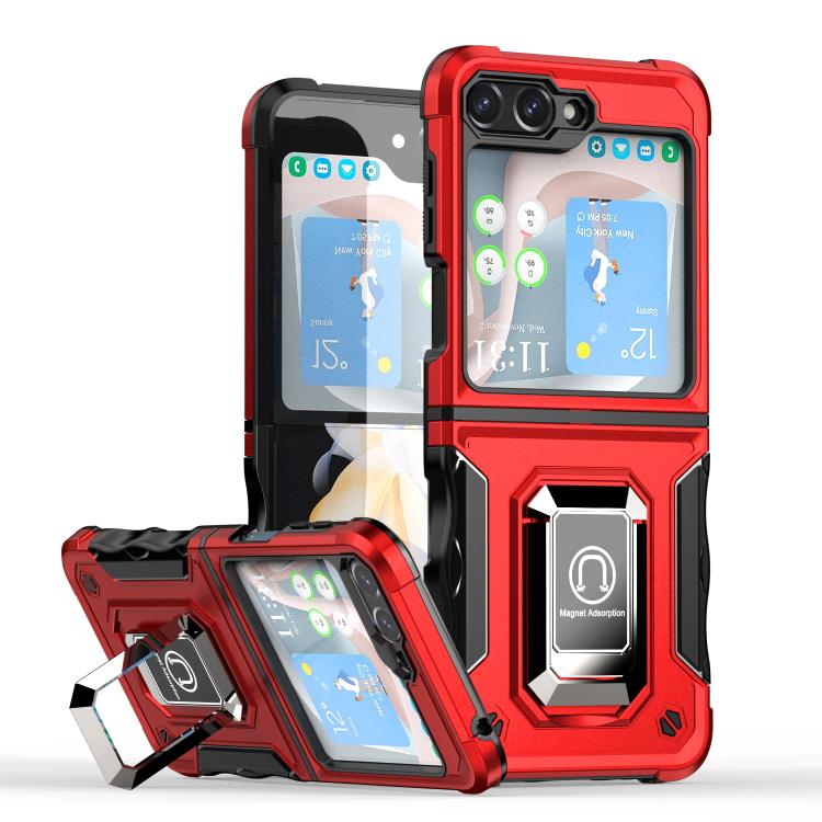 Custodia antiurto con anello di supporto per Samsung Galaxy Z Fold7, Flip7 e