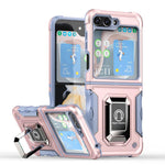 Custodia antiurto con anello di supporto per Samsung Galaxy Z Fold7, Flip7 e