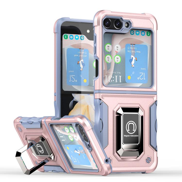 Custodia antiurto con anello di supporto per Samsung Galaxy Z Fold7, Flip7 e