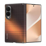 Custodia in pelle intrecciata Kevlar con chiusura magnetica per Galaxy Z Fold8