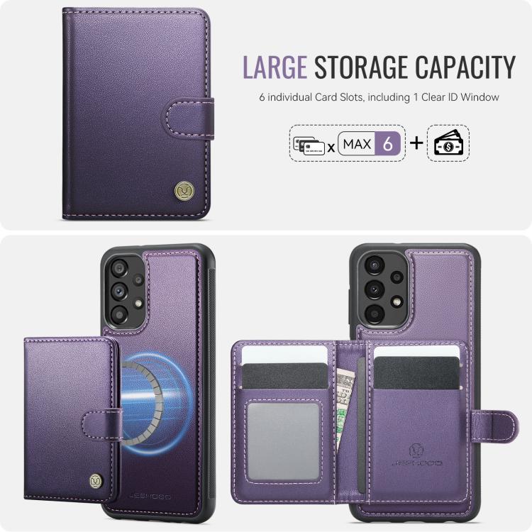 Portafoglio con fibbia in pelle per Samsung Galaxy A13, A04s, A53, A33 e A52 con
