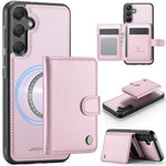 Portafoglio con fibbia in pelle per Samsung Galaxy A13, A04s, A53, A33 e A52 con