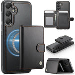 Portafoglio con fibbia in pelle per Samsung Galaxy A13, A04s, A53, A33 e A52 con