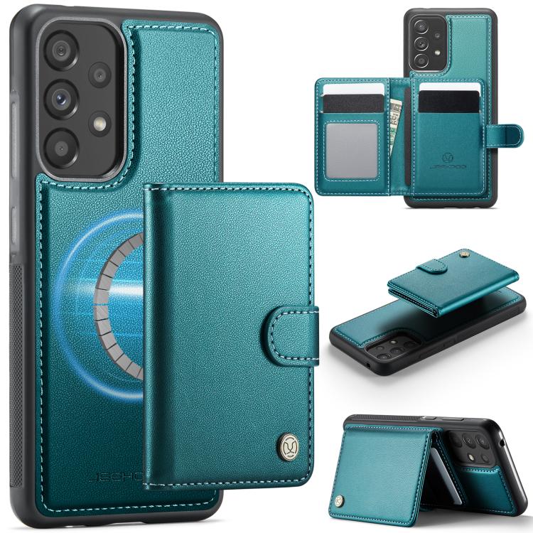 Portafoglio con fibbia in pelle per Samsung Galaxy A13, A04s, A53, A33 e A52 con