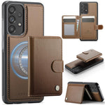 Portafoglio con fibbia in pelle per Samsung Galaxy A13, A04s, A53, A33 e A52 con