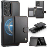 Portafoglio con fibbia in pelle per Samsung Galaxy A13, A04s, A53, A33 e A52 con