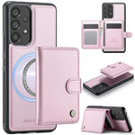 Portafoglio con fibbia in pelle per Samsung Galaxy A13, A04s, A53, A33 e A52 con