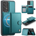 Portafoglio con fibbia in pelle per Samsung Galaxy A13, A04s, A53, A33 e A52 con