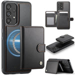 Portafoglio con fibbia in pelle per Samsung Galaxy A13, A04s, A53, A33 e A52 con