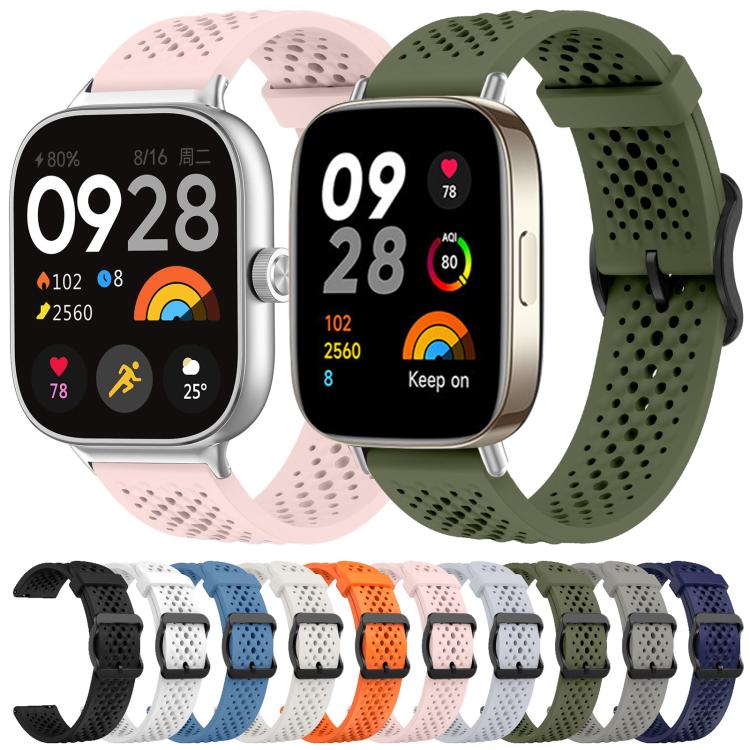 Cinturino per orologio in silicone traspirante xDfind, For Xiaomi Band 10 Pro / 9 Pro / Redmi Watch 6, For Redmi Watch 3 Active / Watch 3 Lite