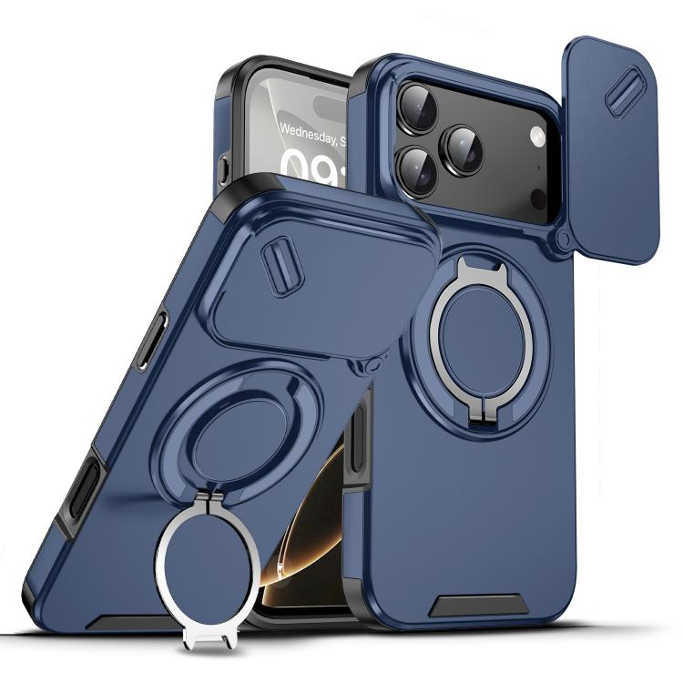 Custodia per telefono con anello scorrevole per fotocamera, For iPhone 18, For iPhone 18 Pro, For iPhone 18 Pro Max