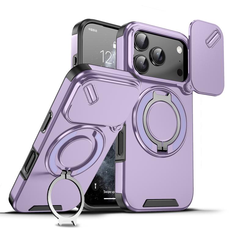 Custodia per telefono con anello scorrevole per fotocamera, For iPhone 18, For iPhone 18 Pro, For iPhone 18 Pro Max