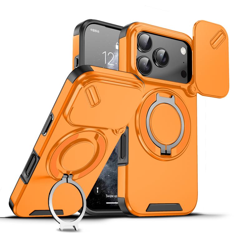 Custodia per telefono con anello scorrevole per fotocamera, For iPhone 18, For iPhone 18 Pro, For iPhone 18 Pro Max