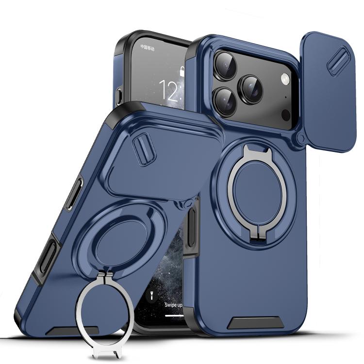 Custodia per telefono con anello scorrevole per fotocamera, For iPhone 18, For iPhone 18 Pro, For iPhone 18 Pro Max