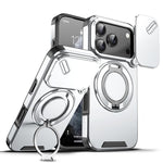 Custodia per telefono con anello scorrevole per fotocamera, For iPhone 18, For iPhone 18 Pro, For iPhone 18 Pro Max