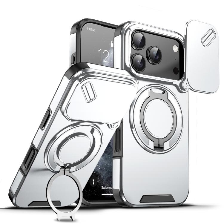 Custodia per telefono con anello scorrevole per fotocamera, For iPhone 18, For iPhone 18 Pro, For iPhone 18 Pro Max