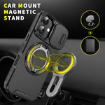 Custodia per telefono con anello scorrevole per fotocamera, For iPhone 18, For iPhone 18 Pro, For iPhone 18 Pro Max