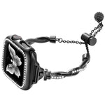 Bracciale a torsione xDfind con diamanti e cinturino in metallo per orologio, For Apple Watch 42 / 44 / 45 / 46 / 49mm, For Apple Watch 38 / 40 / 41 / S10 42mm
