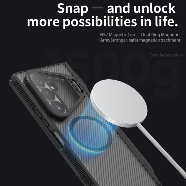 Cover magnetica trasparente Nillkin CamShield con specchio per Galaxy Z Fold8