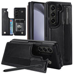 Custodia pieghevole in PU con doppia fibbia per Galaxy Z Fold8 Ultra 5G e
