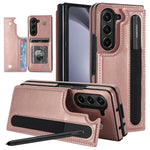 Custodia pieghevole in PU con doppia fibbia per Galaxy Z Fold8 Ultra 5G e