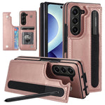 Custodia pieghevole in PU con doppia fibbia per Galaxy Z Fold8 Ultra 5G e