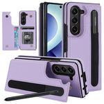Custodia pieghevole in PU con doppia fibbia per Galaxy Z Fold8 Ultra 5G e