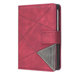 Custodia in pelle con texture a rombi e fibbia magnetica per Galaxy Z Fold8 5G