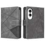 Custodia in pelle con texture a rombi e fibbia magnetica per Galaxy Z Fold8 5G