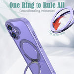 Custodia per telefono Kalebol MagSafe con anello in metallo., For iPhone 17, For iPhone Air