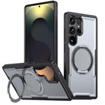 Custodia Kalebol in metallo con rotazione a 360° per Galaxy S25+, S25 Ultra, S24
