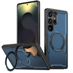 Custodia Kalebol in metallo con rotazione a 360° per Galaxy S25+, S25 Ultra, S24