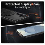 Custodia Kalebol in metallo con rotazione a 360° per Galaxy S25+, S25 Ultra, S24