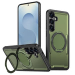 Custodia Kalebol in metallo con rotazione a 360° per Galaxy S25+, S25 Ultra, S24