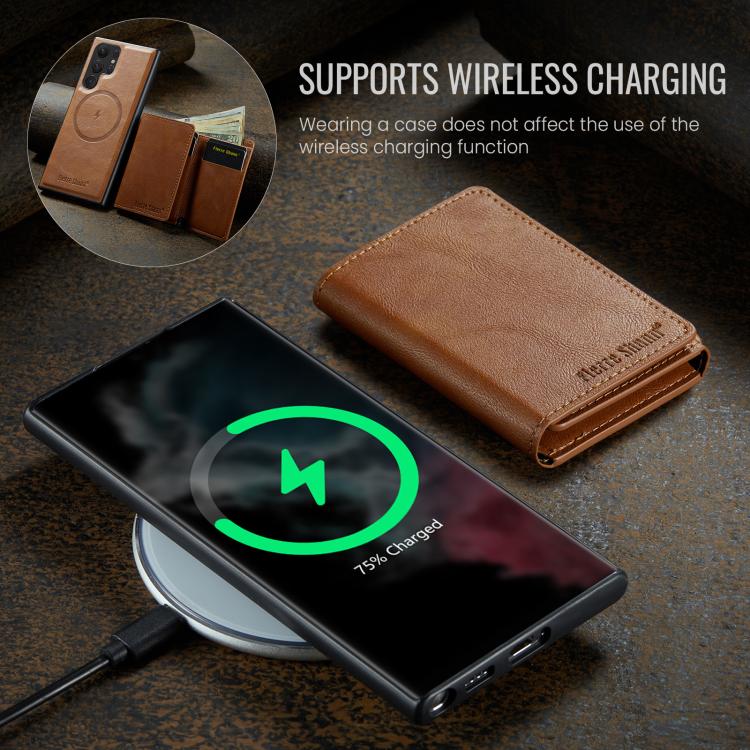 Custodia portafoglio RFID MagSafe per Samsung Galaxy S24 e S23 Ultra - immagine 8