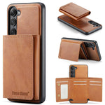 Fierre Shann Portafoglio 2 in 1 con slot per carte RFID e custodia MagSafe per telefono, For Galaxy S23+ 5G, For Galaxy S23 5G, For Galaxy S22 Ultra 5G, For Galaxy S22+ 5G