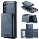 Fierre Shann Portafoglio 2 in 1 con slot per carte RFID e custodia MagSafe per telefono, For Galaxy S23+ 5G, For Galaxy S23 5G, For Galaxy S22 Ultra 5G, For Galaxy S22+ 5G