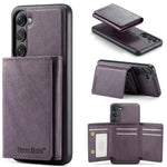 Fierre Shann Portafoglio 2 in 1 con slot per carte RFID e custodia MagSafe per telefono, For Galaxy S23+ 5G, For Galaxy S23 5G, For Galaxy S22 Ultra 5G, For Galaxy S22+ 5G