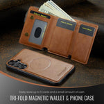Portafoglio 2 in 1 con slot RFID e custodia MagSafe per Samsung Galaxy S25