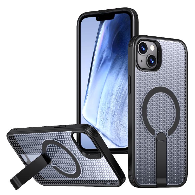 Custodia per telefono Kalebol Honeycomb con sistema di raffreddamento a nido d'ape e supporto MagSafe., For iPhone 13