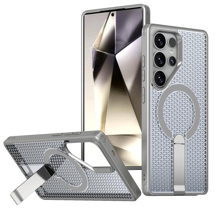 Custodia Kalebol Honeycomb con raffreddamento e supporto MagSafe per Galaxy S24