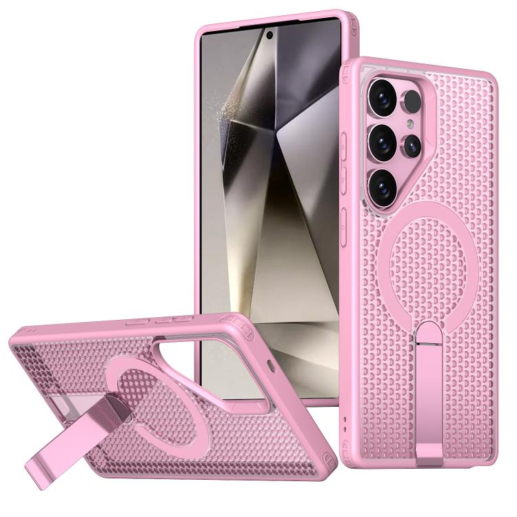 Custodia Kalebol Honeycomb con raffreddamento e supporto MagSafe per Galaxy S24