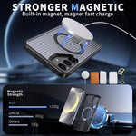 Custodia Kalebol Honeycomb con raffreddamento e supporto MagSafe per Galaxy S24