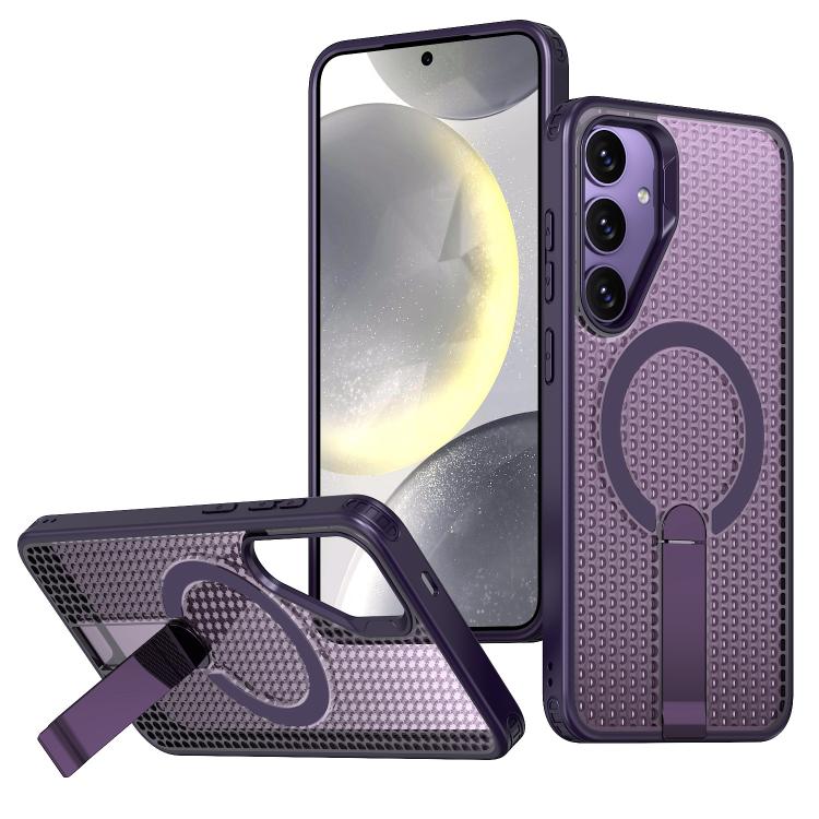 Custodia Kalebol Honeycomb con raffreddamento e supporto MagSafe per Galaxy S24