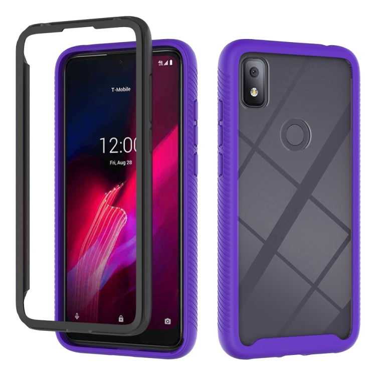 Custodia protettiva antiurto PC TPU per T-Mobile REVVL 4 e 4+
