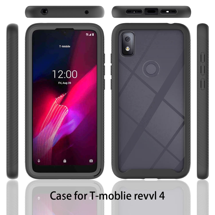 Custodia protettiva antiurto PC TPU per T-Mobile REVVL 4 e 4+